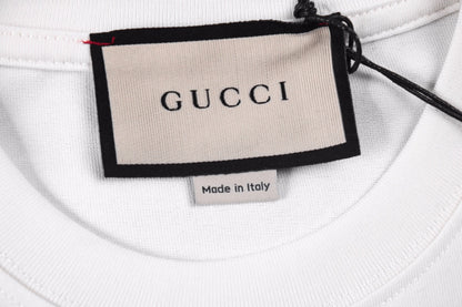 T-shirt Gucci Rainbow Lightning (blanc)