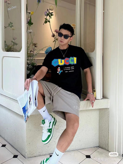 T-shirt Gucci Retro Game (Noir)