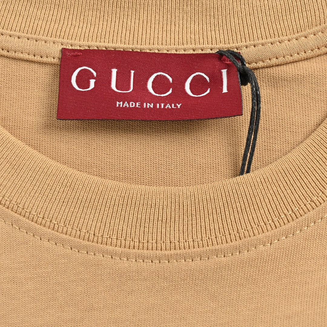 T-shirt Gucci beige avec logo Firenze 1921