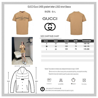 T-shirt Gucci beige avec logo Firenze 1921