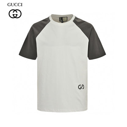T-shirt bicolore Gucci avec logo GG