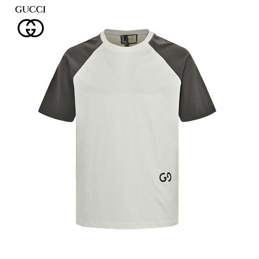 T-shirt bicolore Gucci avec logo GG