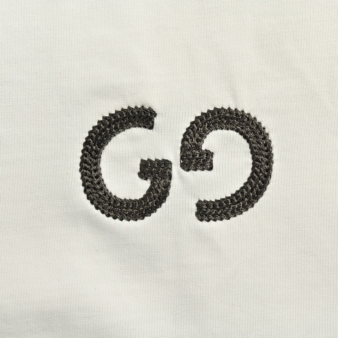 T-shirt bicolore Gucci avec logo GG