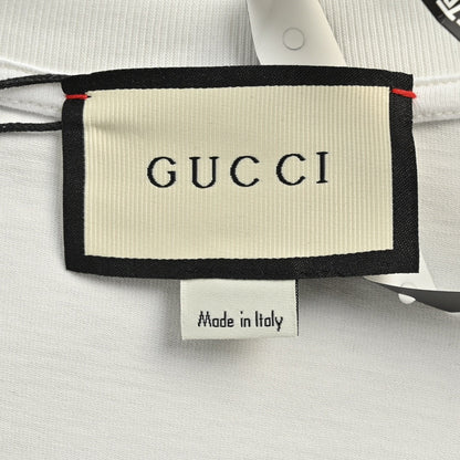 T-shirt bicolore Gucci avec logo GG