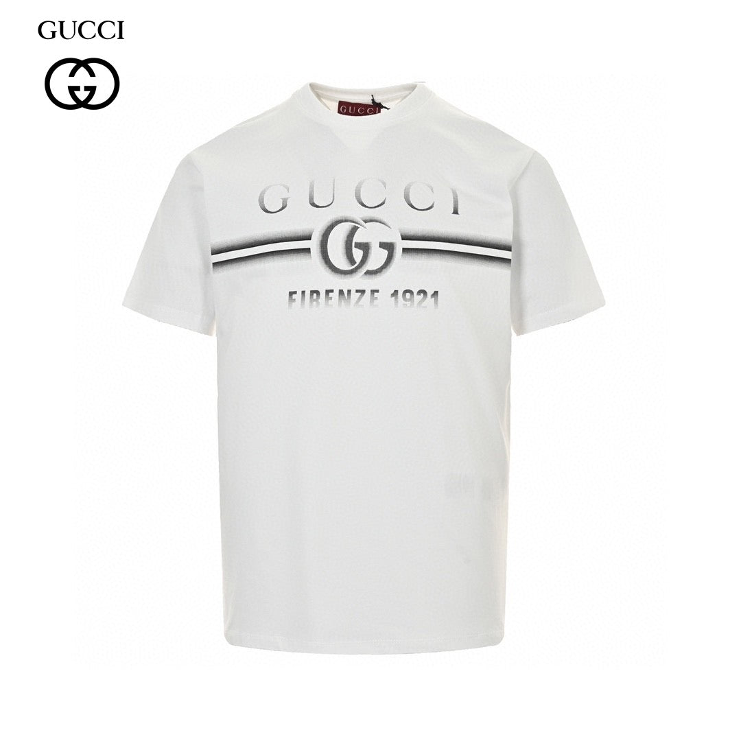T-shirt blanc Gucci avec logo Firenze 1921