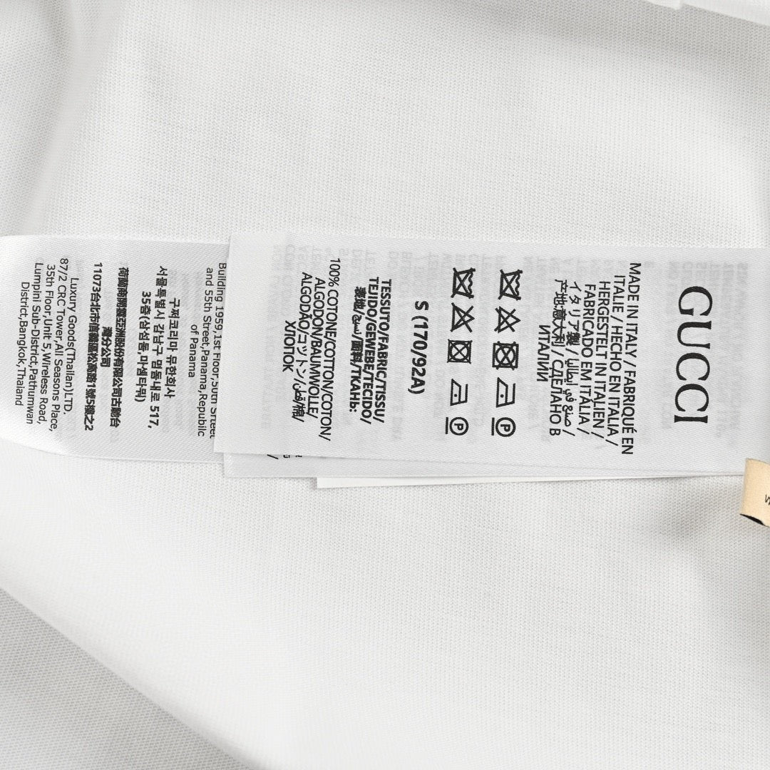 T-shirt blanc Gucci avec logo Firenze 1921