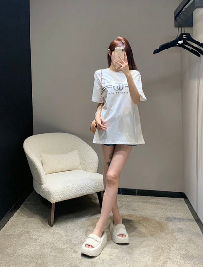 T-shirt blanc Gucci avec logo Firenze 1921