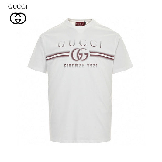 T-shirt blanc Gucci avec logo Firenze 1921