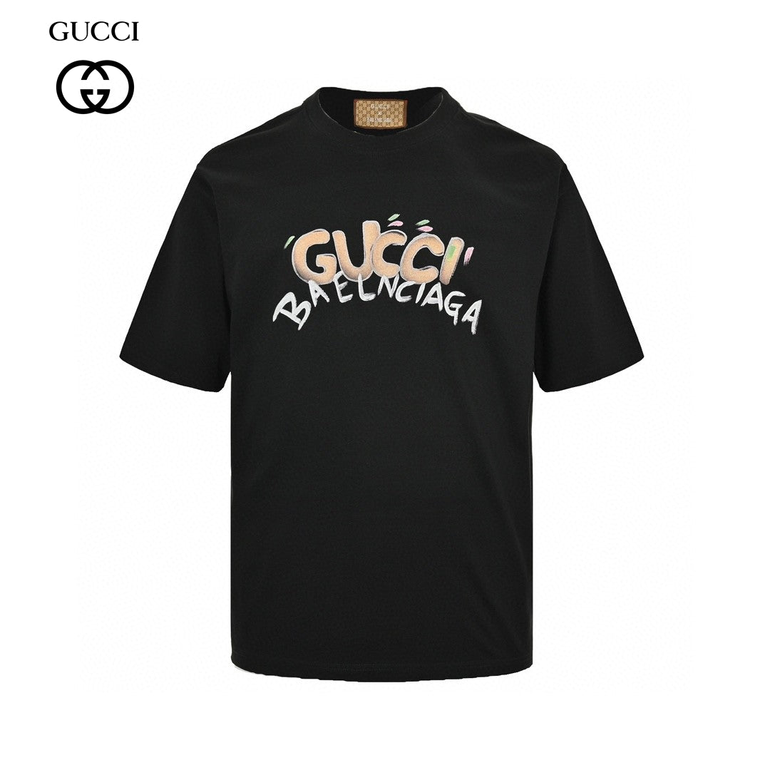 T-shirt Gucci x Balenciaga (Noir)