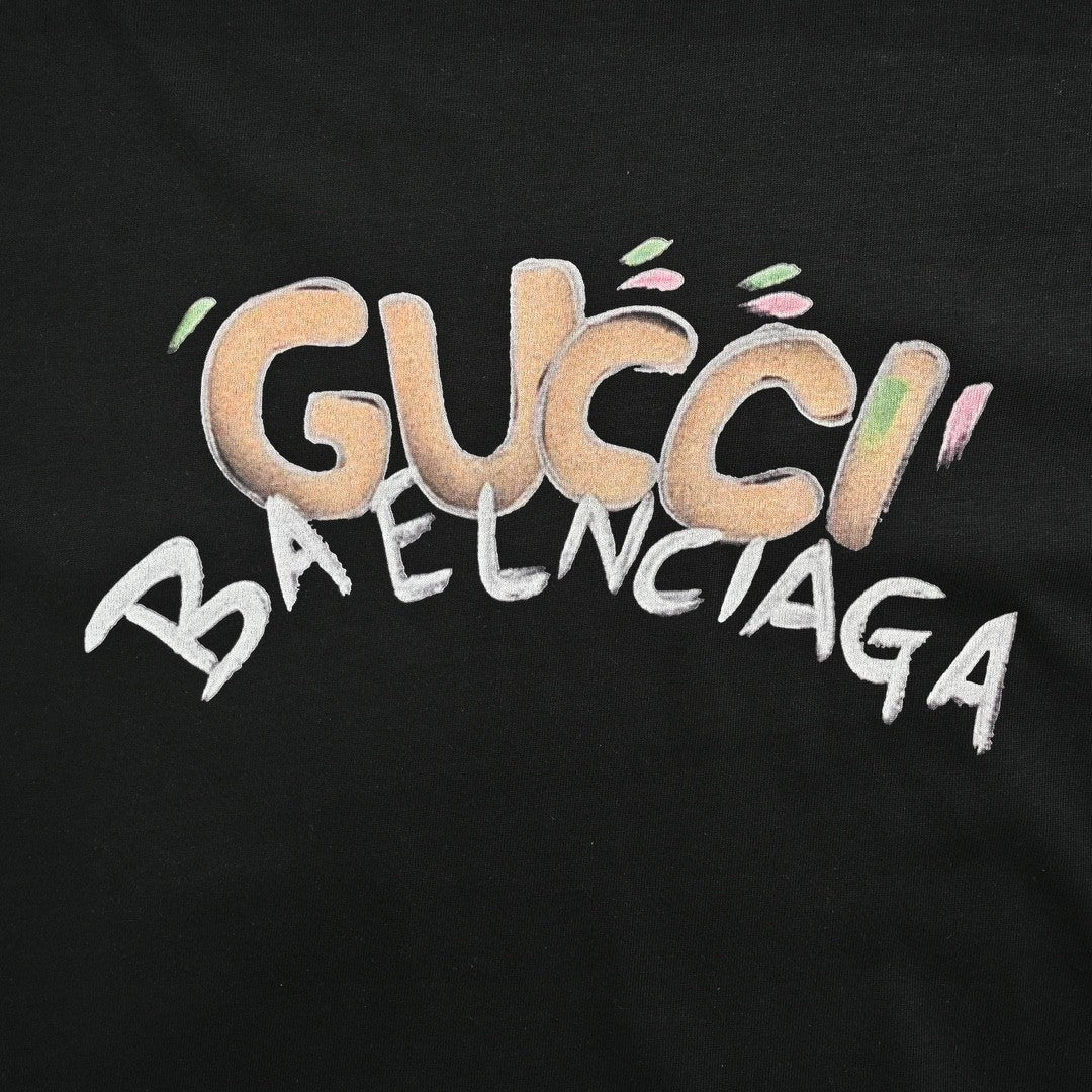 T-shirt Gucci x Balenciaga (Noir)