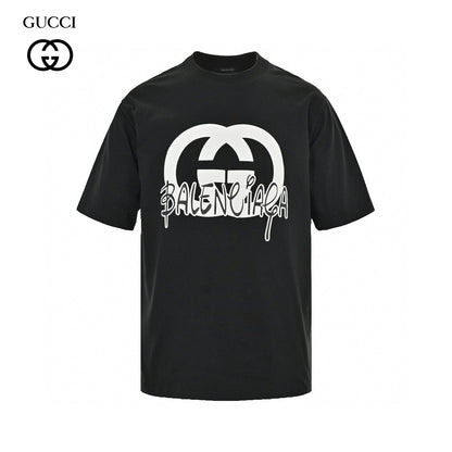 T-shirt Gucci x Balenciaga Hacker Project (Noir)