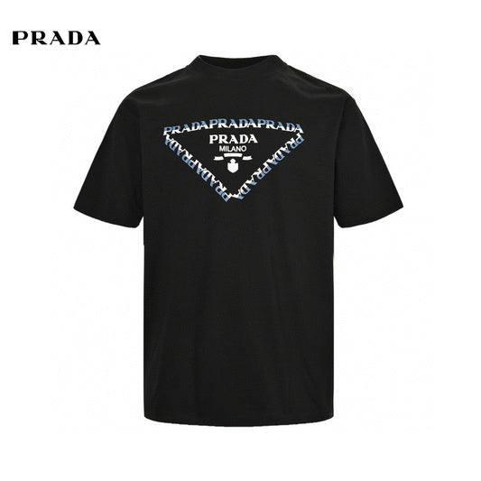T-shirt noir Prada avec logo