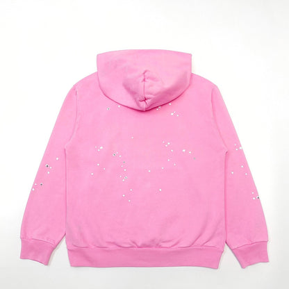 SWEAT À CAPUCHE SP5DER ATLANTA ROSE