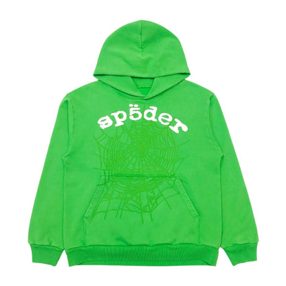 SWEAT À CAPUCHE SP5DER LEGACY VERT