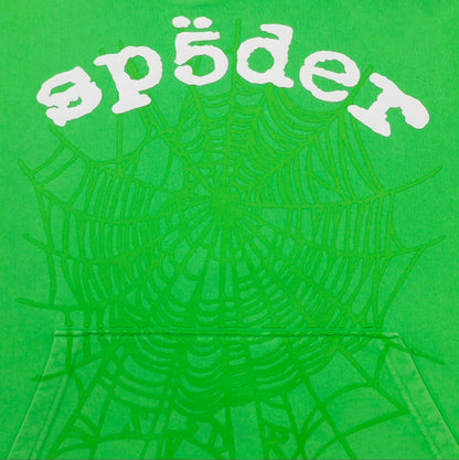 SWEAT À CAPUCHE SP5DER LEGACY VERT
