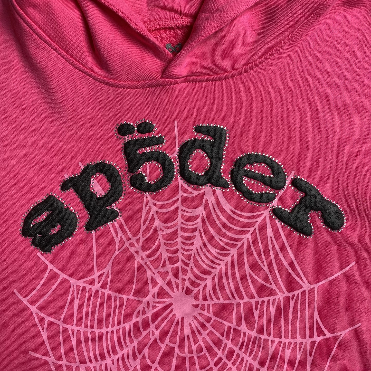 SWEAT À CAPUCHE SP5DER LEGACY ROSE