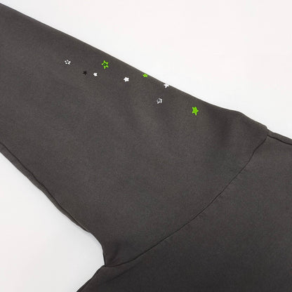 SP5DER WAIT WEB SWEAT À CAPUCHE GRIS ARDOISE