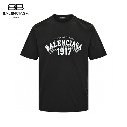 T-shirt noir Balenciaga 1917