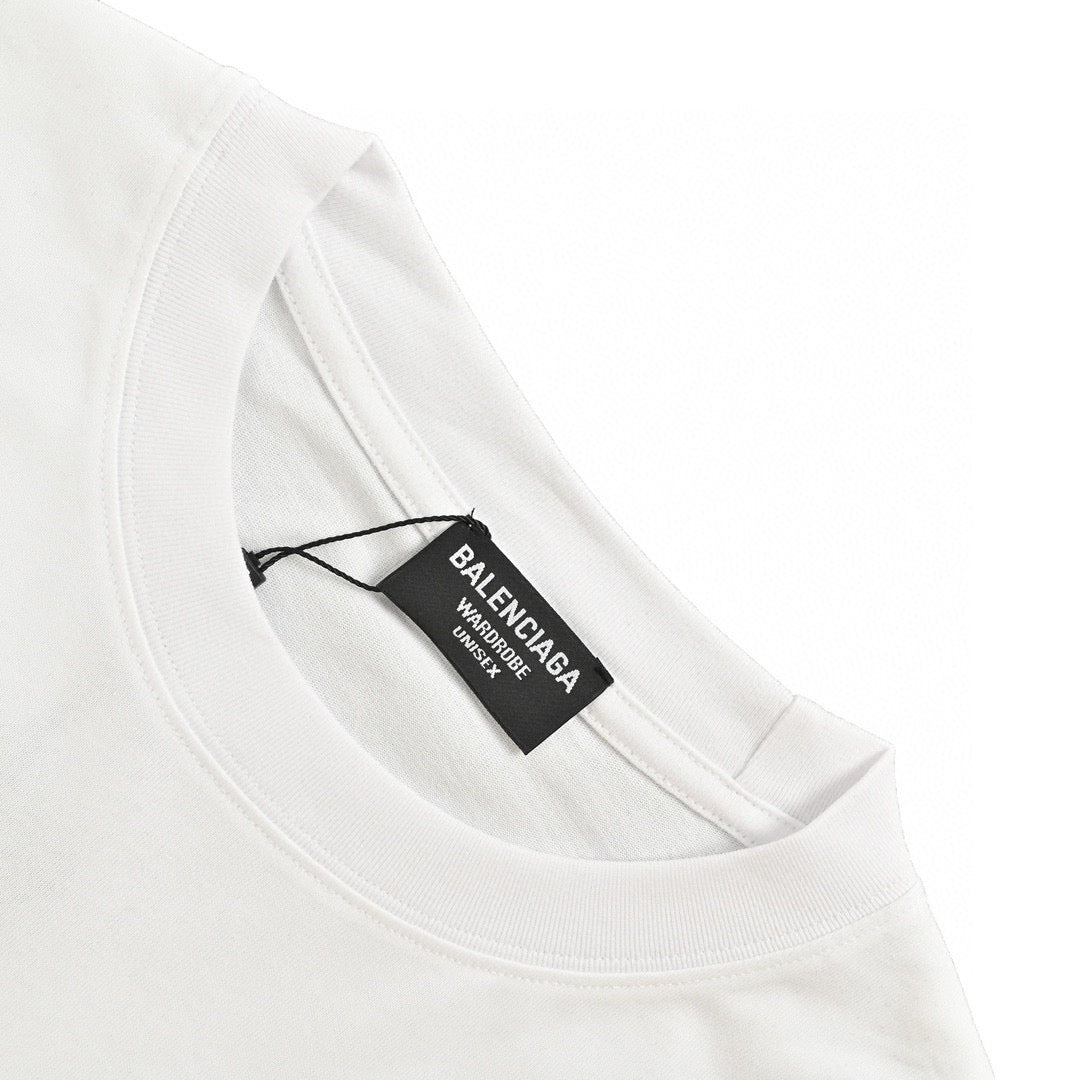 T-shirt blanc Balenciaga 1917