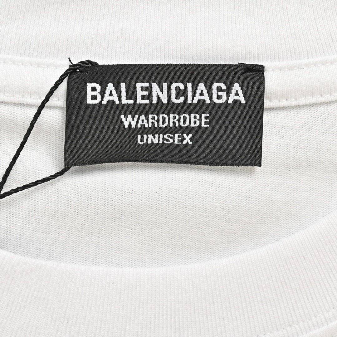 T-shirt blanc Balenciaga 1917