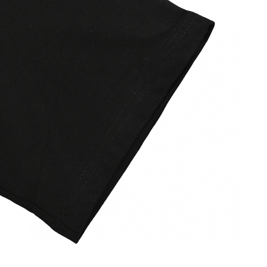 T-shirt Balenciaga à imprimé logo intégral (noir)