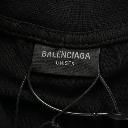 T-shirt Balenciaga à imprimé logo intégral (noir)