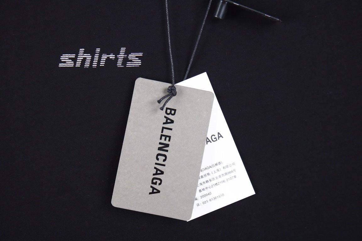 T-shirt Balenciaga à logo imprimé intégral