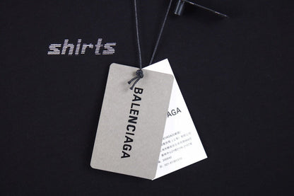 T-shirt Balenciaga à logo imprimé intégral