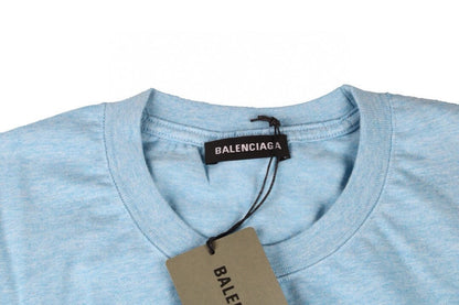 T-shirt Balenciaga à logo basique - Bleu clair