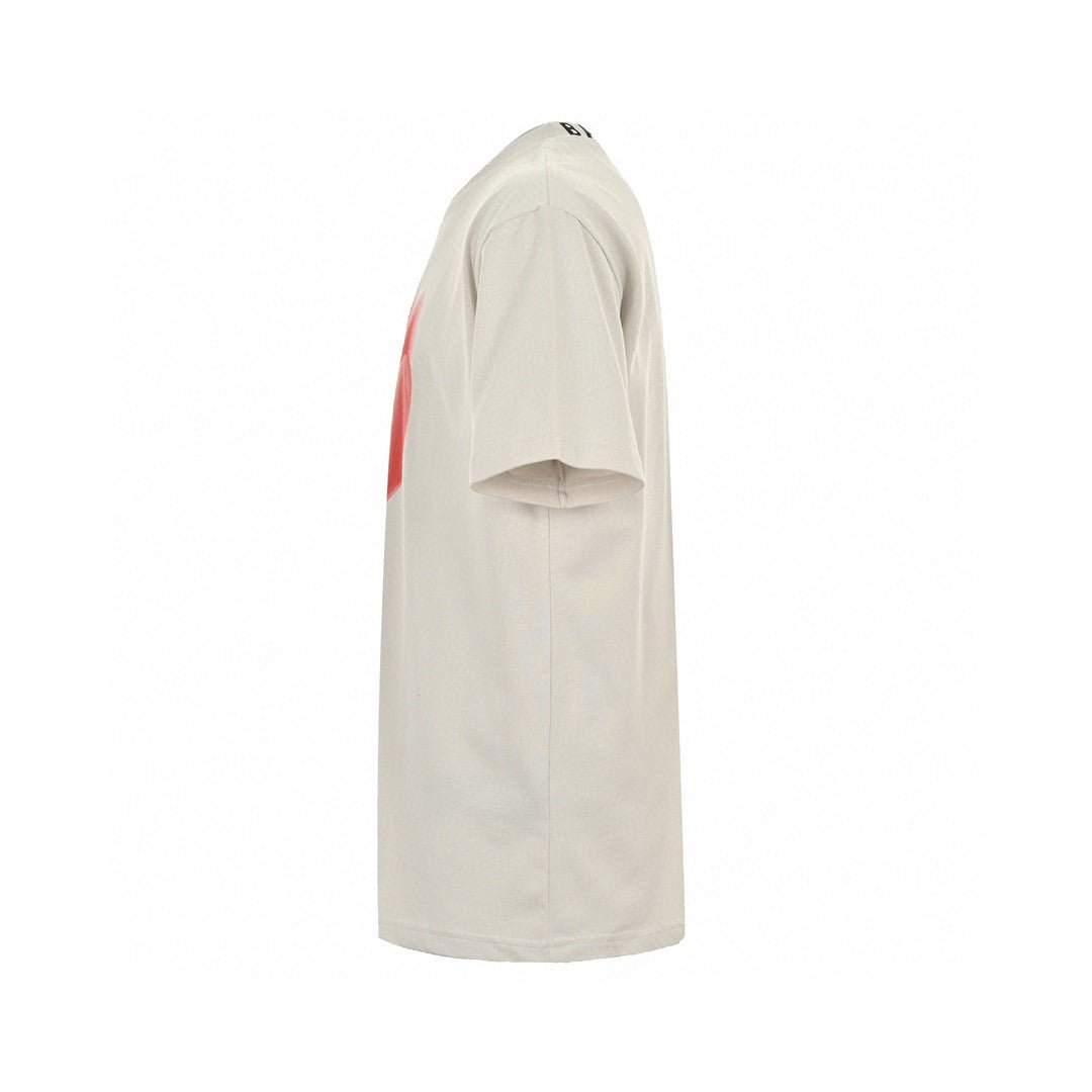 T-shirt beige Balenciaga à motif abstrait