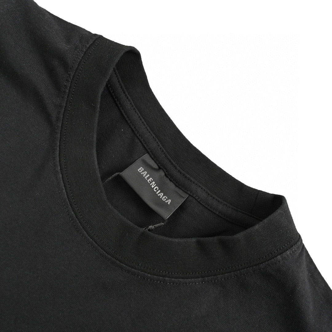 T-shirt graphique noir Balenciaga
