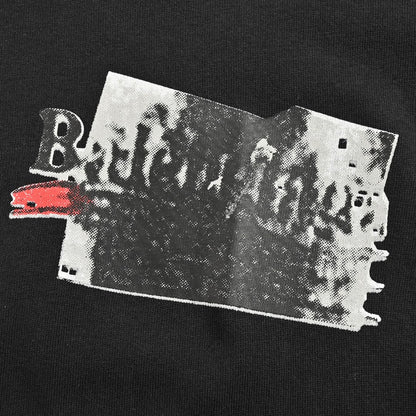 T-shirt graphique noir Balenciaga