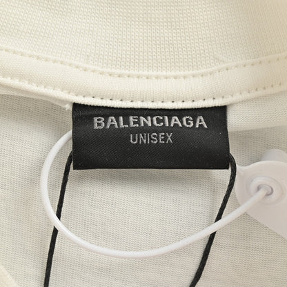 T-shirt Balenciaga à logo bleu (blanc)