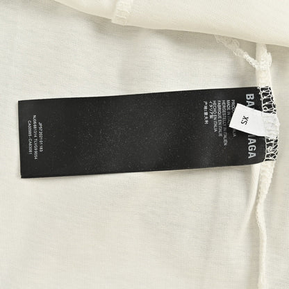 T-shirt Balenciaga à logo bleu (blanc)