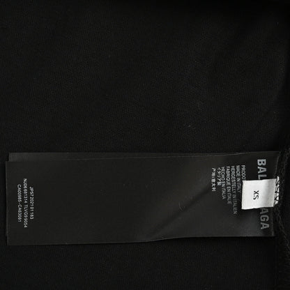 T-shirt Balenciaga à logo craquelé (noir)