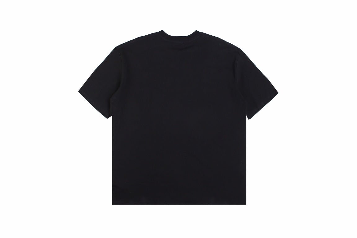 T-shirt noir Balenciaga avec noms de designers