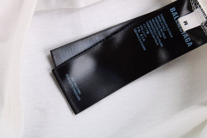 T-SHIRT BLANC BALENCIAGA AVEC NOMS DE MARQUEUR