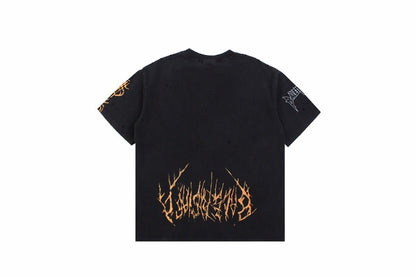 T-shirt Balenciaga Devil's Eiffel Tower noir