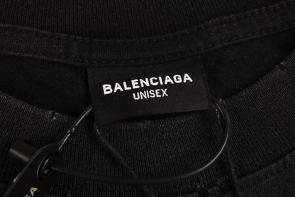 T-shirt Balenciaga Devil's Eiffel Tower noir