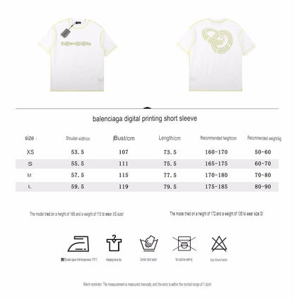 T-shirt Balenciaga Digital Age Logo