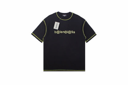 T-shirt Balenciaga Digital Age Logo - Noir