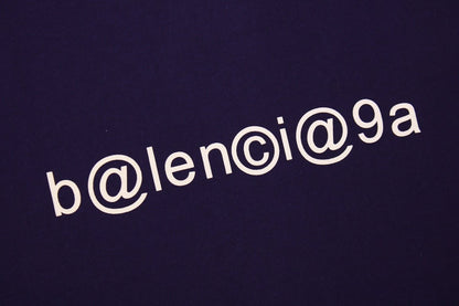 T-shirt Balenciaga Digital Age Logo - Noir