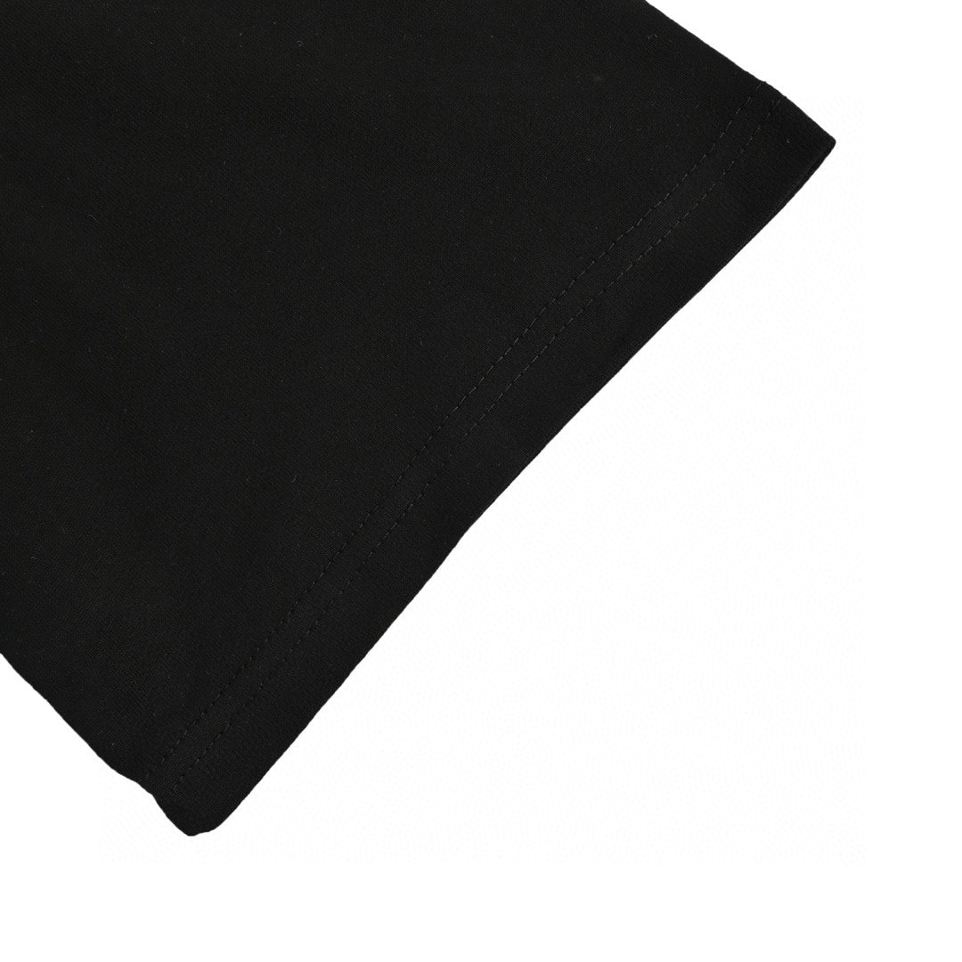 T-shirt Balenciaga à logo déformé (noir)