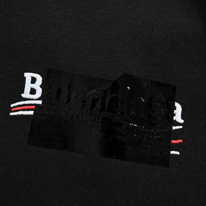 T-shirt Balenciaga avec logo brodé (noir)