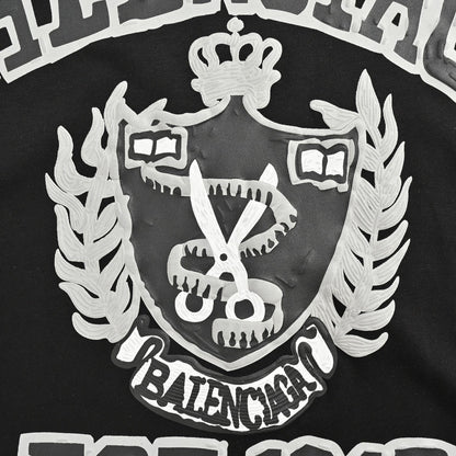 T-shirt Balenciaga Est. 1917 à blason (noir)