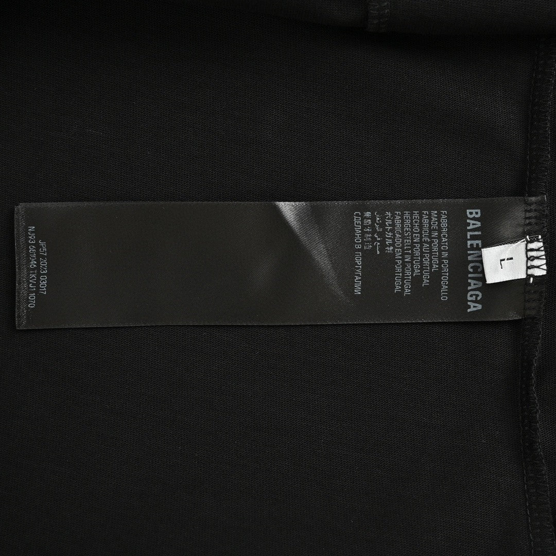 T-shirt Balenciaga Est. 1917 à blason (noir)