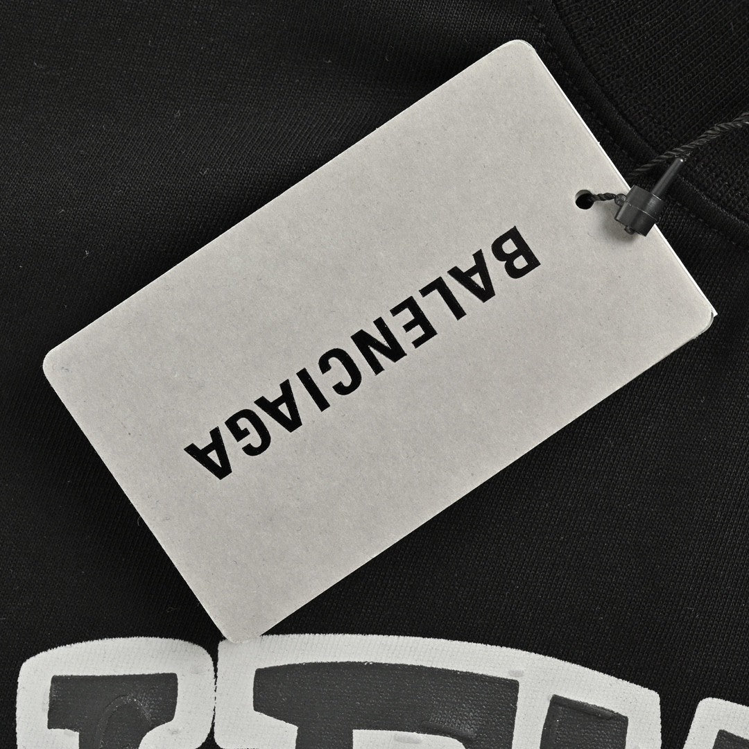 T-shirt Balenciaga Est. 1917 à blason (noir)