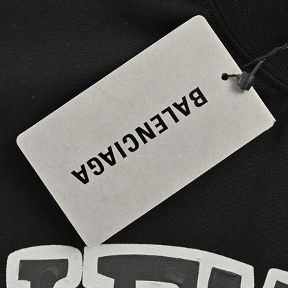 T-shirt Balenciaga Est. 1917 à blason (noir)