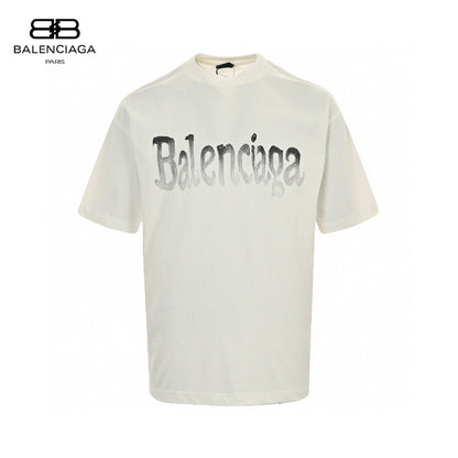 T-shirt Balenciaga à logo dégradé