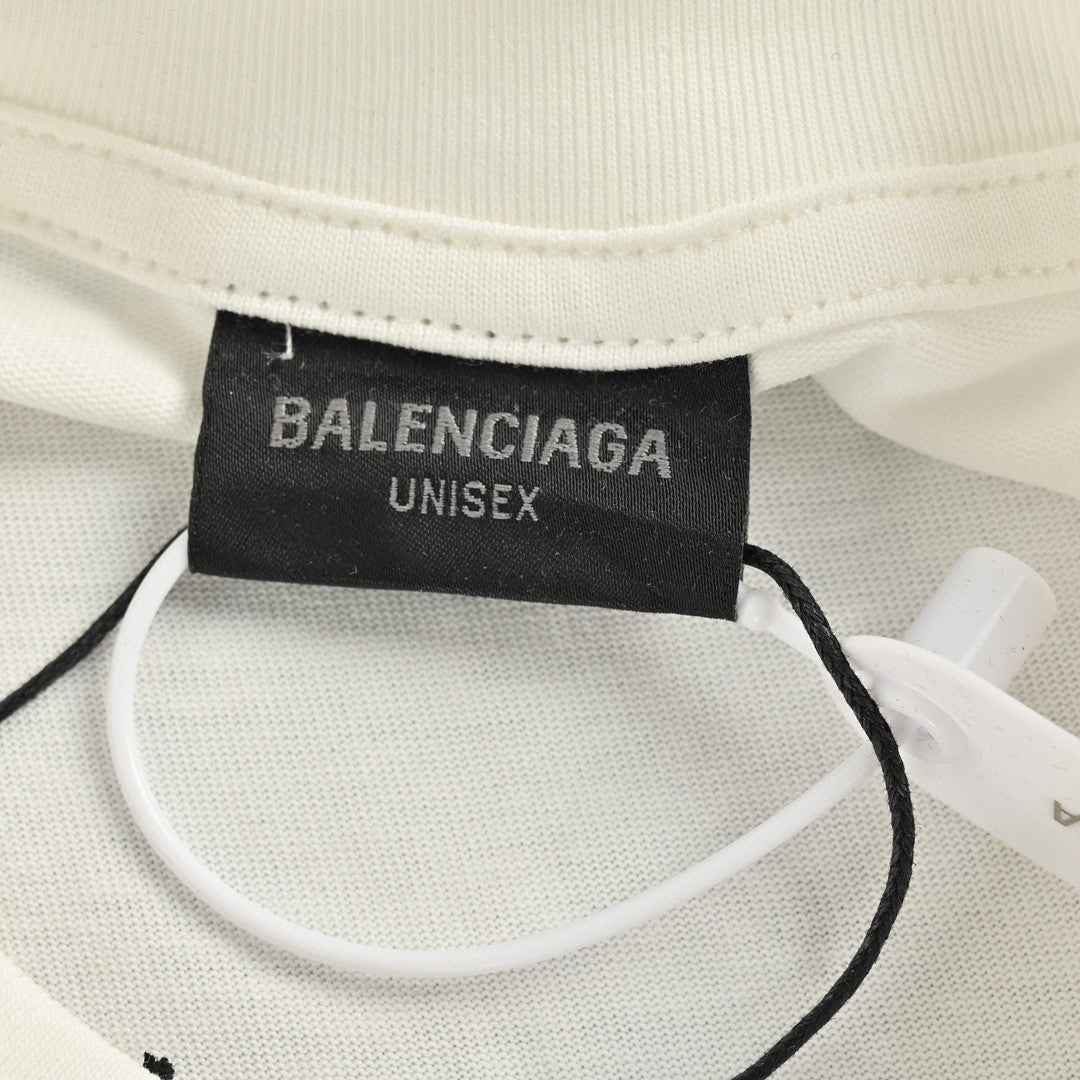 T-shirt Balenciaga à logo dégradé